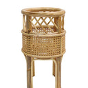 Kubu Rattan Planter Stand Small at online8 furniture store Auckland