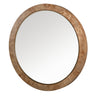 La Pastiche Havana Burl Framed Round Wall Mirror at online8 furniture store Auckland
