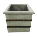 La Terre Square Planter French Lime Wash at online8 furniture store Auckland