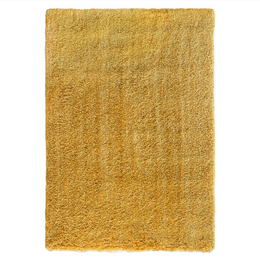 Lacarno Yellow Shaggy Rug 190x290cm at online8 furniture store Auckland
