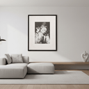 Lady with a Cigar Glass Framed Wall Art at online8 furniture store Auckland