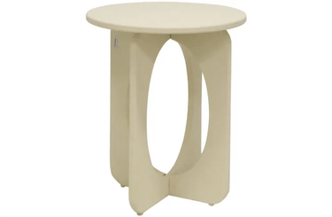 Laila Side Table - Off white at online8 furniture store Auckland