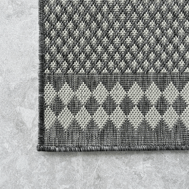 Lakehouse Stripe Grey Indoor/Outdoor Rug at online8 furniture store Auckland