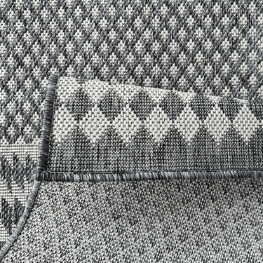 Lakehouse Stripe Grey Indoor/Outdoor Rug at online8 furniture store Auckland