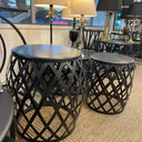 Lamai Metal Side Table Set/2 at online8 furniture store Auckland