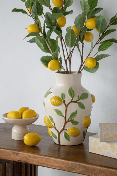 Lamon & Leaves Vase at Online8 Furniture Auckland NZ