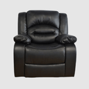 Lara 3RR + R Recliner Black at online8 furniture store Auckland