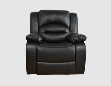 Lara 3RR + R Recliner Black at online8 furniture store Auckland