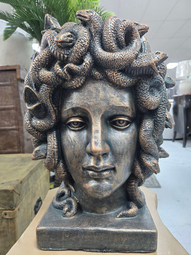 Large Medusa Head Statue - Indoor/Outdoor at online8 furniture store Auckland
