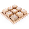 Large Natural Wooden Tic Tac Toe at online8 furniture store Auckland