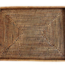 Large Rectangular Rattan Tray Brown at online8 furniture store Auckland