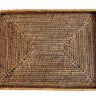 Large Rectangular Rattan Tray Brown at online8 furniture store Auckland