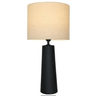 Larry Ceramic Lamp with Linen Shade at online8 furniture store Auckland