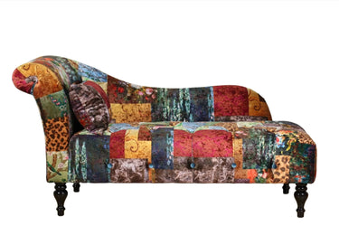 Lavenham Patchwork Chaise Chair at online8 furniture store Auckland