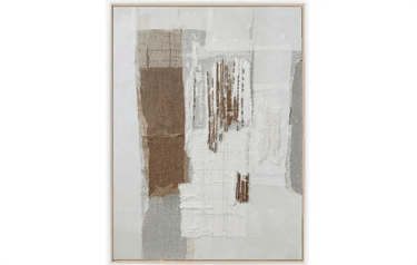 Layers Hand Painted Framed Canvas at online8 furniture store Auckland