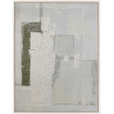 Layers Handed Painted Framed Canvas - Natural at online8 furniture store Auckland