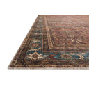 Layla Brick Blue Rug 229x289CM at online8 furniture store Auckland