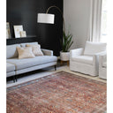 Layla Brick Blue Rug 229x289CM at online8 furniture store Auckland