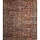 Layla Brick Blue Rug 229x289CM at online8 furniture store Auckland