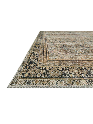 Layla Olive Charcoal Rug - 76cmx366cm at online8 furniture store Auckland