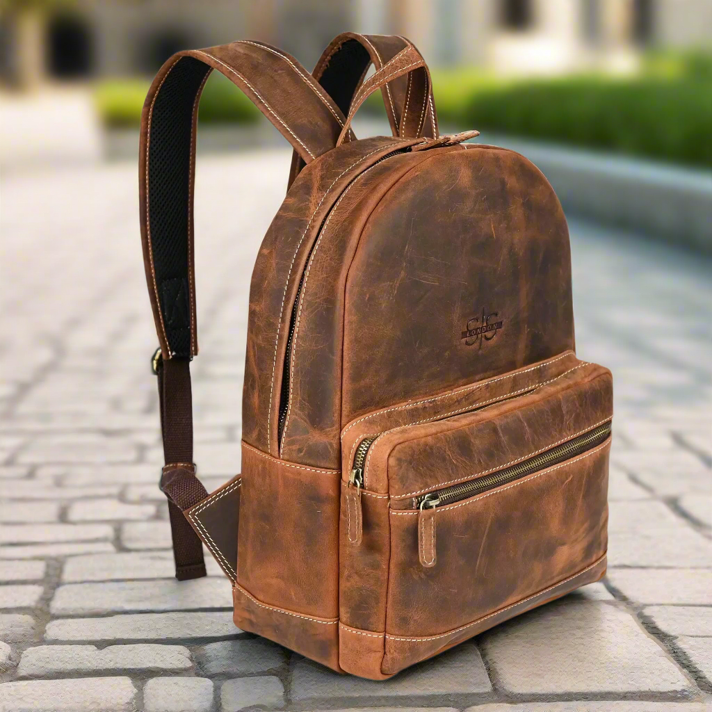 Leather Backpack Bag