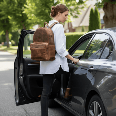 Leather Backpack Bag - The Nova at online8 furniture store Auckland