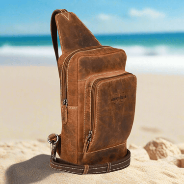 Leather Cross Body Bag - The Victoria at online8 furniture store Auckland