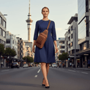 Leather Cross Body Bag - The Victoria at online8 furniture store Auckland