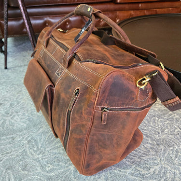 Leather Duffle Bag - The Nomad at online8 furniture store Auckland