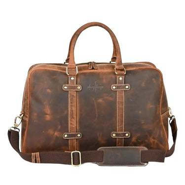 Leather Duffle Bag - The Voyager at online8 furniture store Auckland