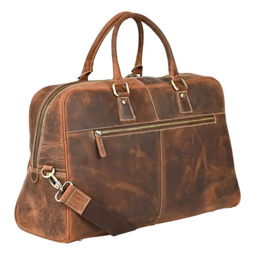 Leather Duffle Bag - The Voyager at online8 furniture store Auckland