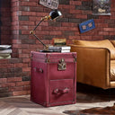Leather Imbrie Trunk with Drawer at online8 furniture store Auckland
