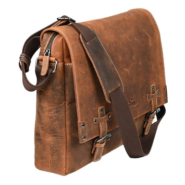 Leather Laptop Bag - The Fieldman at online8 furniture store Auckland