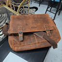 Leather Laptop Bag - The Fieldman at online8 furniture store Auckland