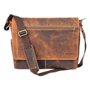 Leather Laptop Bag - The Ironclad at online8 furniture store Auckland