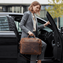 Leather Laptop Bag - The Kauri at online8 furniture store Auckland