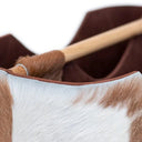 Leather Magazine Basket at online8 furniture store Auckland