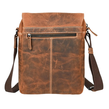 Leather Messenger Bag - The Outpost at online8 furniture store Auckland