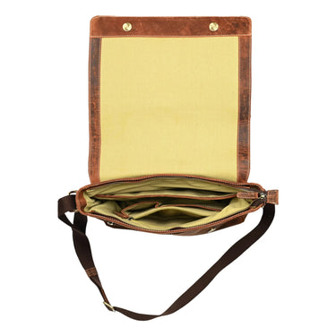 Leather Messenger Bag - The Stockman at online8 furniture store Auckland