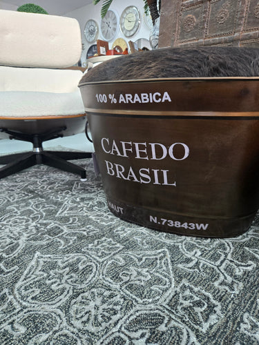 Leather Top Stool with Storage Set/2 at online8 furniture store Auckland