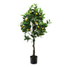 Lemon Potted Tree 120cm - Faux Plant at online8 furniture store Auckland