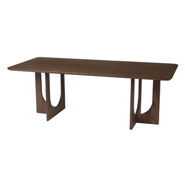 Lennik Brown Ashwood Dining Table at online8 furniture store Auckland