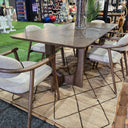 Lennik Brown Ashwood Dining Table at online8 furniture store Auckland