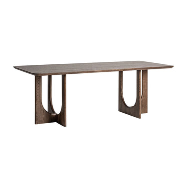 Lennik Brown Ashwood Dining Table at online8 furniture store Auckland