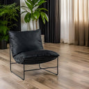 Leonardo Leather Lounge Chair at online8 furniture store Auckland