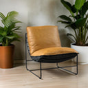 Leonardo Leather Lounge Chair at online8 furniture store Auckland