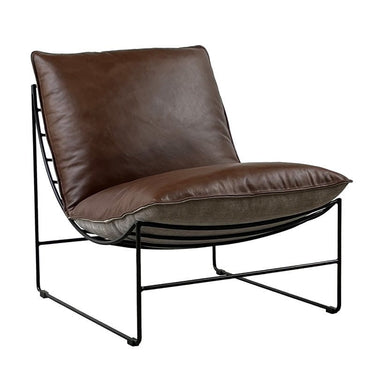 Leonardo Leather Lounge Chair at online8 furniture store Auckland