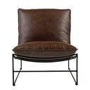 Leonardo Leather Lounge Chair at online8 furniture store Auckland