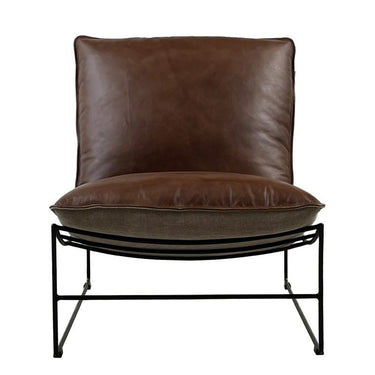 Leonardo Leather Lounge Chair at online8 furniture store Auckland