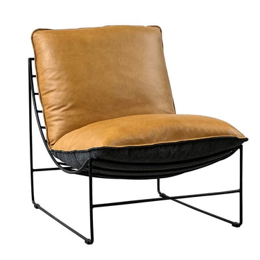 Leonardo Leather Lounge Chair at online8 furniture store Auckland